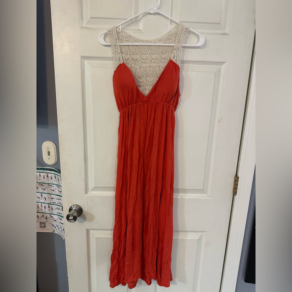 Elegant Lace-Trimmed Dress